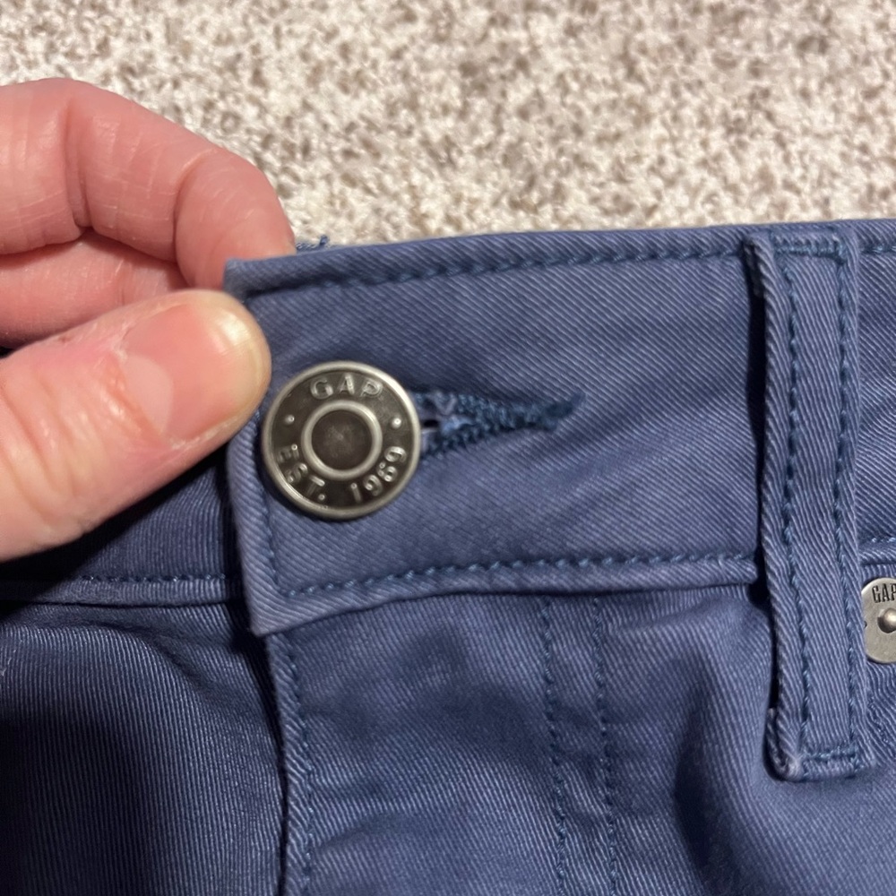 Gap Men’s Navy Straight Leg Pants Size 34x30 Flat Front Casual - Picture 12 of 12